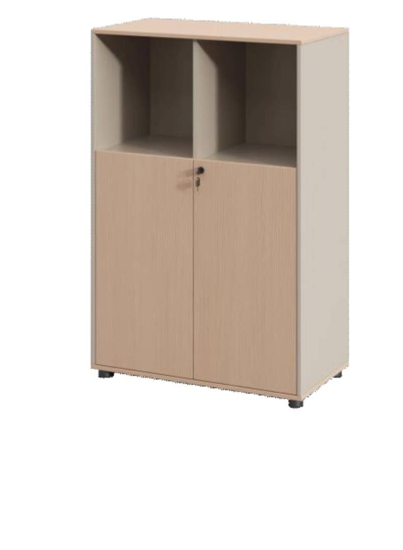 أدين خزانة ملفات مكتبية مع قفل، خزانة تخزين مستندات وأرشيف بمقاس 80×40×126 سم - Image 3